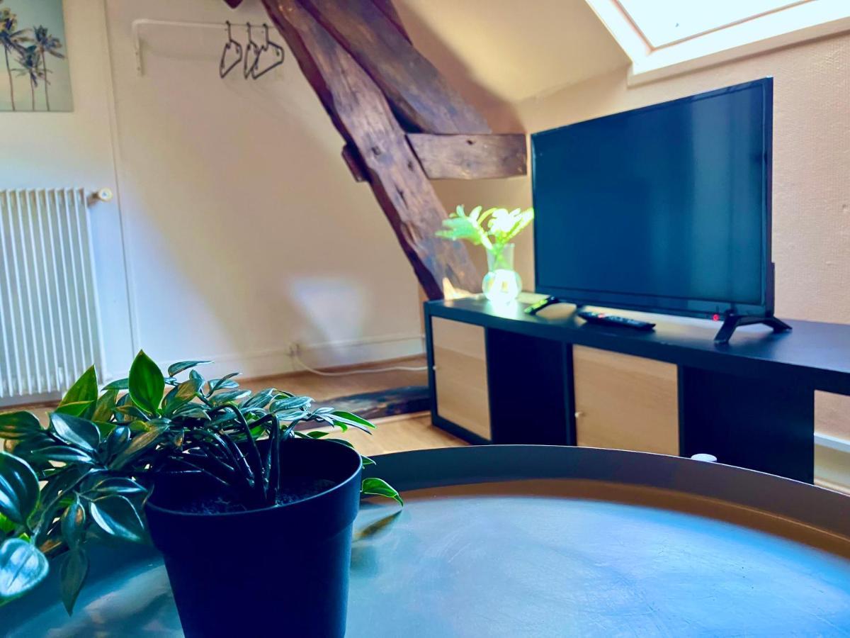 F3 La Plage - Gare - Netflix - Wifi - Parking Évreux Buitenkant foto